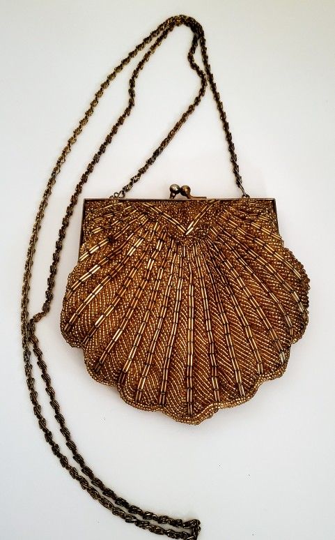 Elka Vintage Beaded Evening Purse