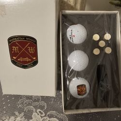 $15.00 - Manhattan Woods Golf Club Players Kit Pinnacle Balls Set - New In Box!!