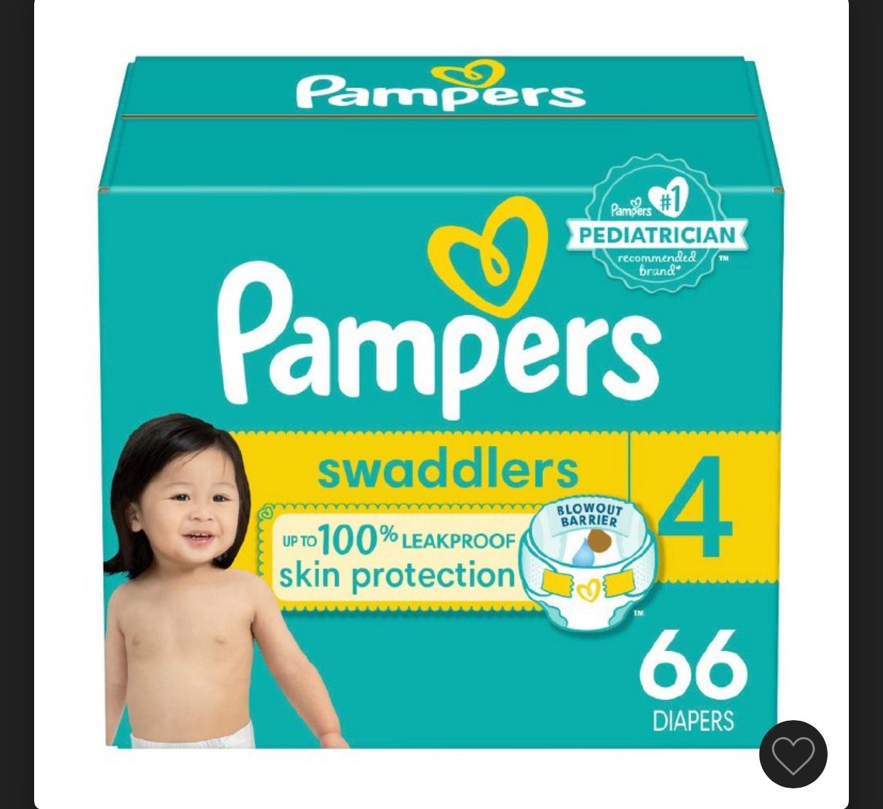 PAMPERS SIZE 4 …..  $25