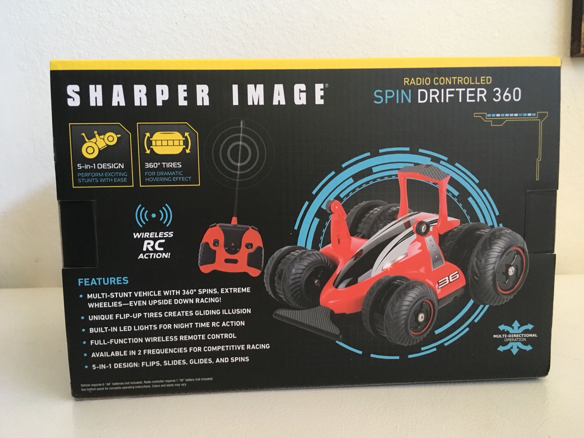 Sharper image remote control spin drifter 360 new arrivals