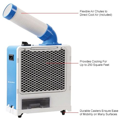 Global Industrial™ Portable Spot Cooler Air Conditioner, 6,475 BTU