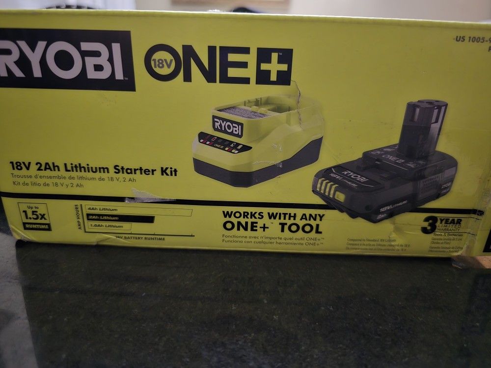 Ryobi  2AH Battery With Charger
