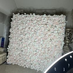 Quinceñera Flower Backdrop