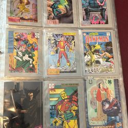 90s DC & Marvel Trading Card Binder – Comic Character Collection