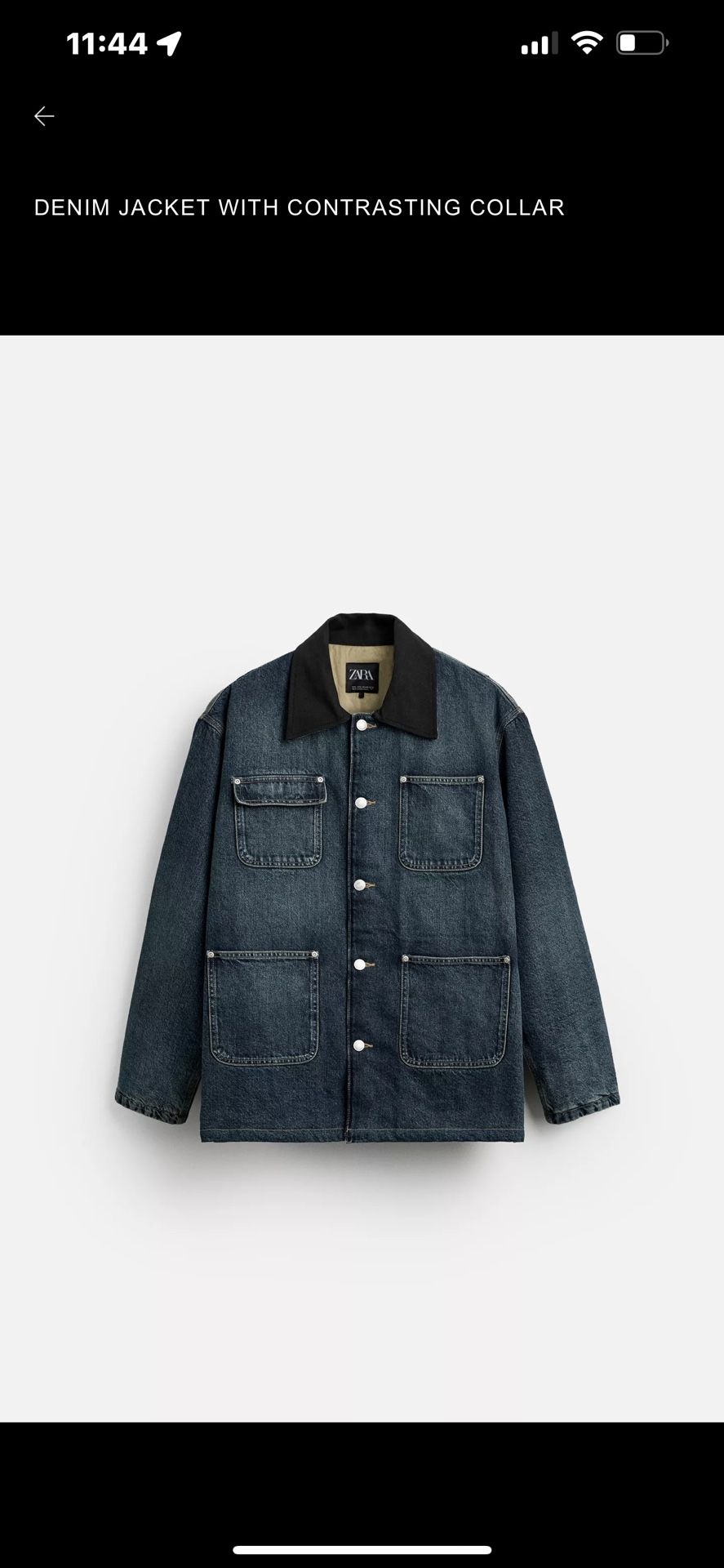 Zara Denim Jacket (size m)