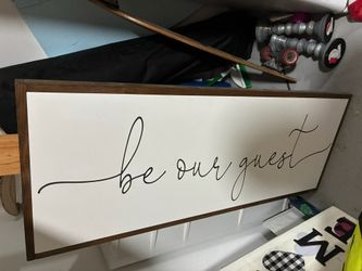 Be Our Guest Disney Sign
