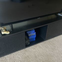 Modern Black TV Stand / Media Console 