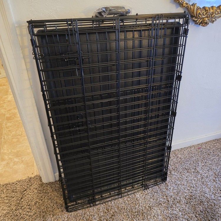 NEW SINGLE DOOR COLLAPSIBLE DOG CRATE 