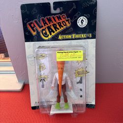 Vtg Bob Burden Signed Flaming Carrot Action Figure #1 Dark Horse Comics 0307