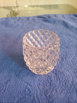 Glass Diamond Pattern Votive