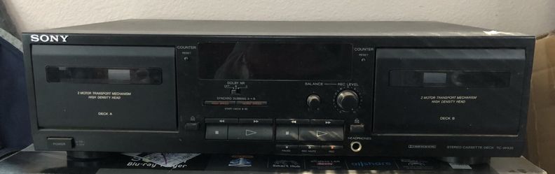 Sony double tape player