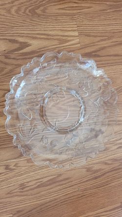 Vintage Glass Fruit platter.
