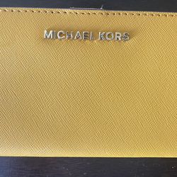 Michael Kors Yellow Wallet 