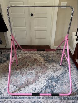 Gymbarpro Foldable Pink Gymnastics Bar