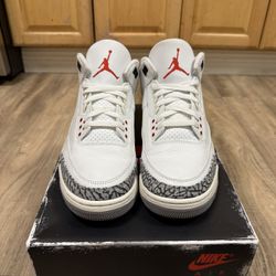Jordan 3 Retro White Cement Reimagined Size 10M