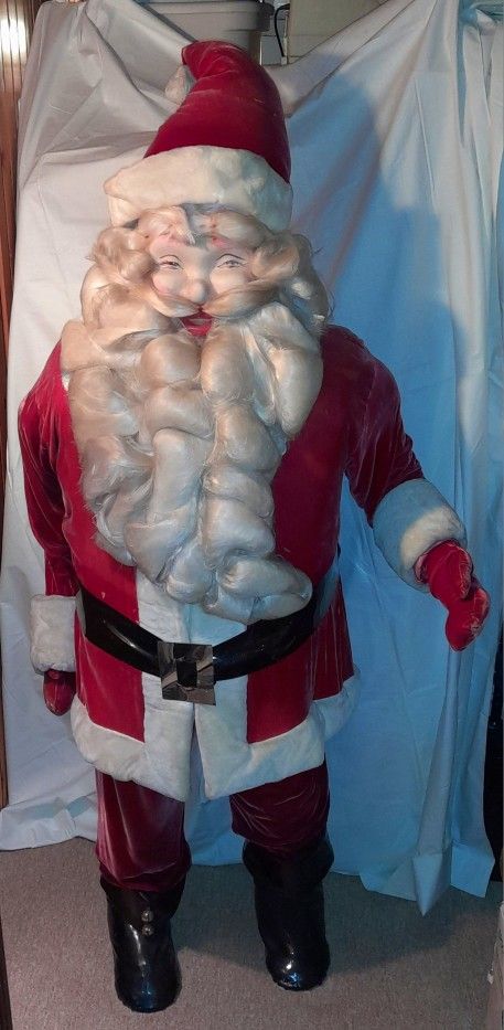 Vintage Santa Mechanical Display