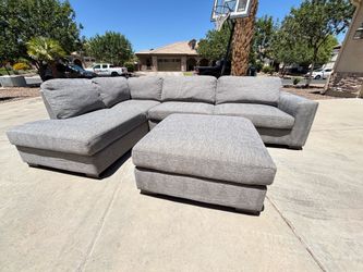 Gray Sectional Couch - Free Delivery