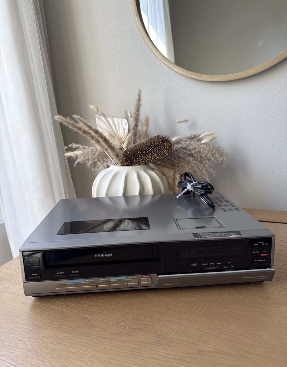 JCPenney (contact info removed) VCR VHS Cassette Recorder 4 Head - No Remote
