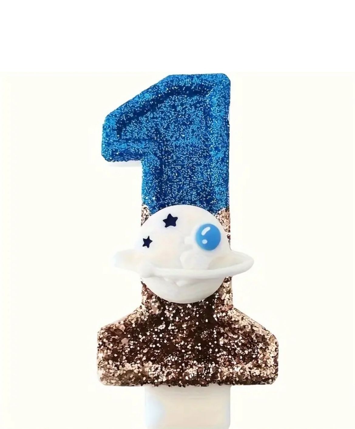 Pet Space Theme Cake/Cupcake Candel