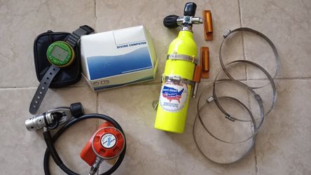 Dive Equipment ,regulator $80, Computer $50, Pony Tank $75.