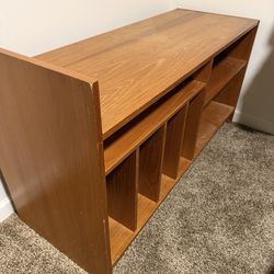 MCM wooden storage shelf