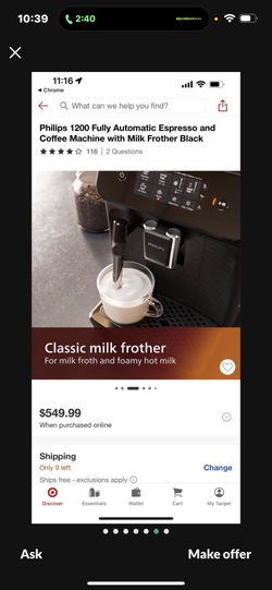Espresso Machine 