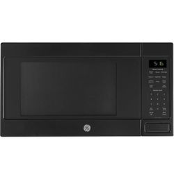 GE Black Countertop Microwave with Sensor Cooking