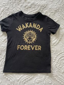 Marvel Wakanda Forever Kids Tshirt Sz S