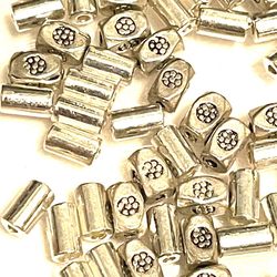 Lot Of 85 Silver Spacer Beads