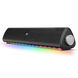 Computer Speakers, Bluetooth Desktop Speakers, HiFi Sound, USB-C Connection, Dynamic RGB Light, USB Powered, Computer Speaker for Desktop Monitor, PC,