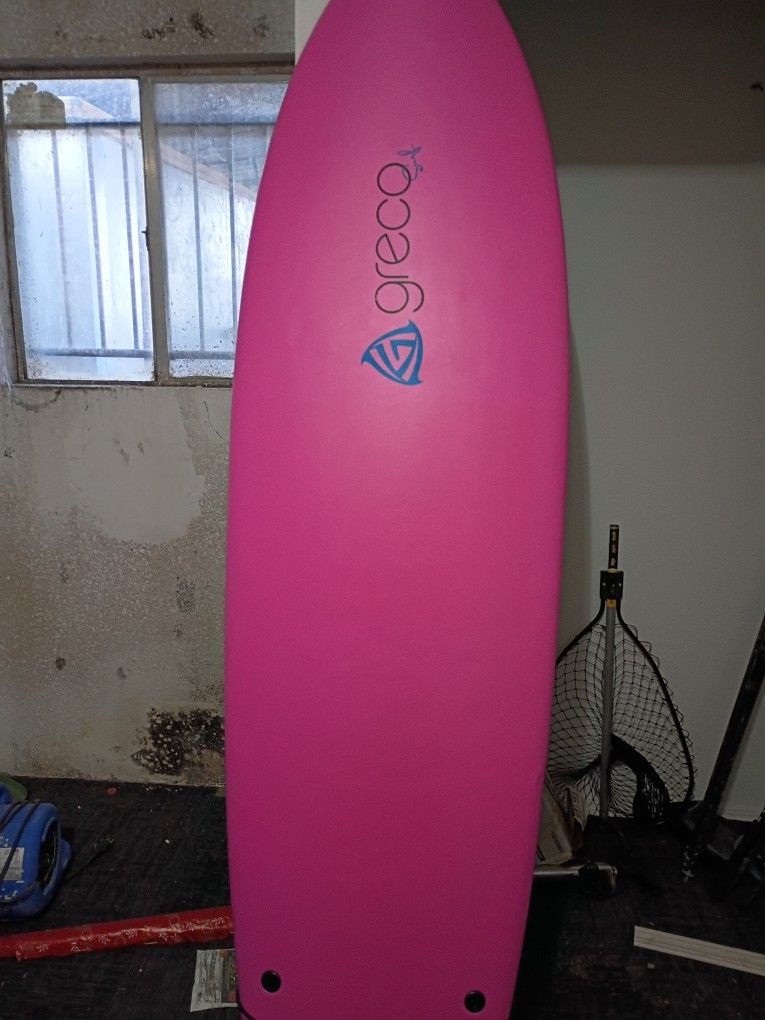 Pink Greco Surfboard!