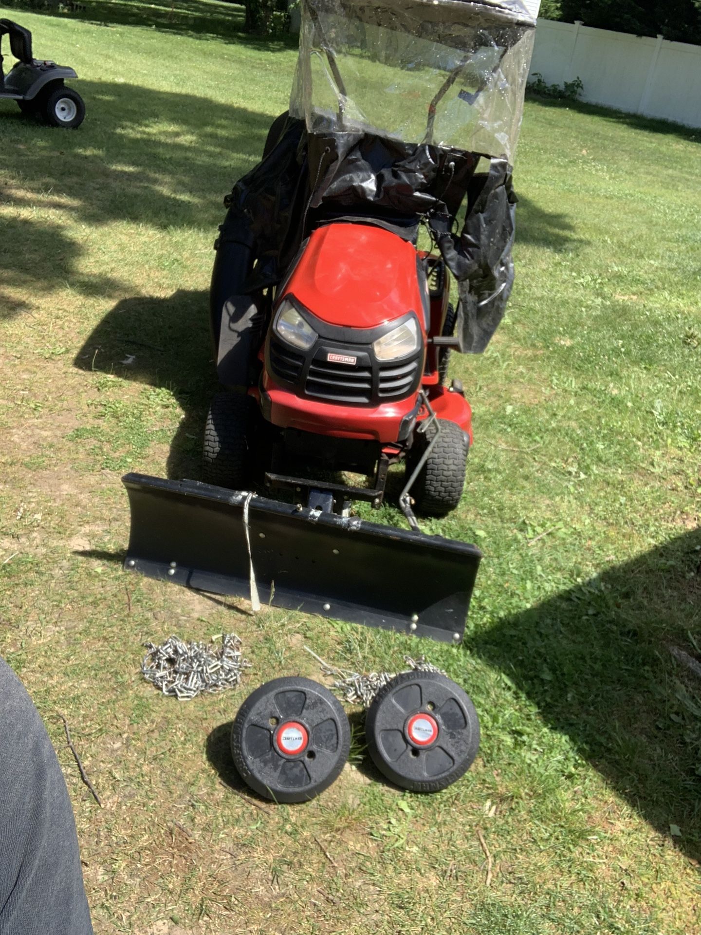 Craftsman 42in 21hp Mower & Plow Setup