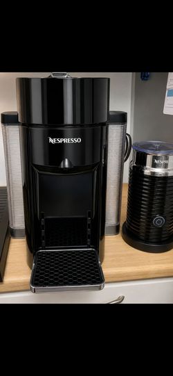 Nespresso vertuo coffee machine with frother