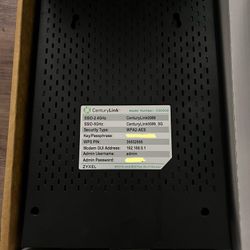 CenturyLink Zyxel Modem C3000Z