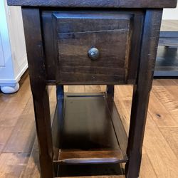Small Wooden Side End Table