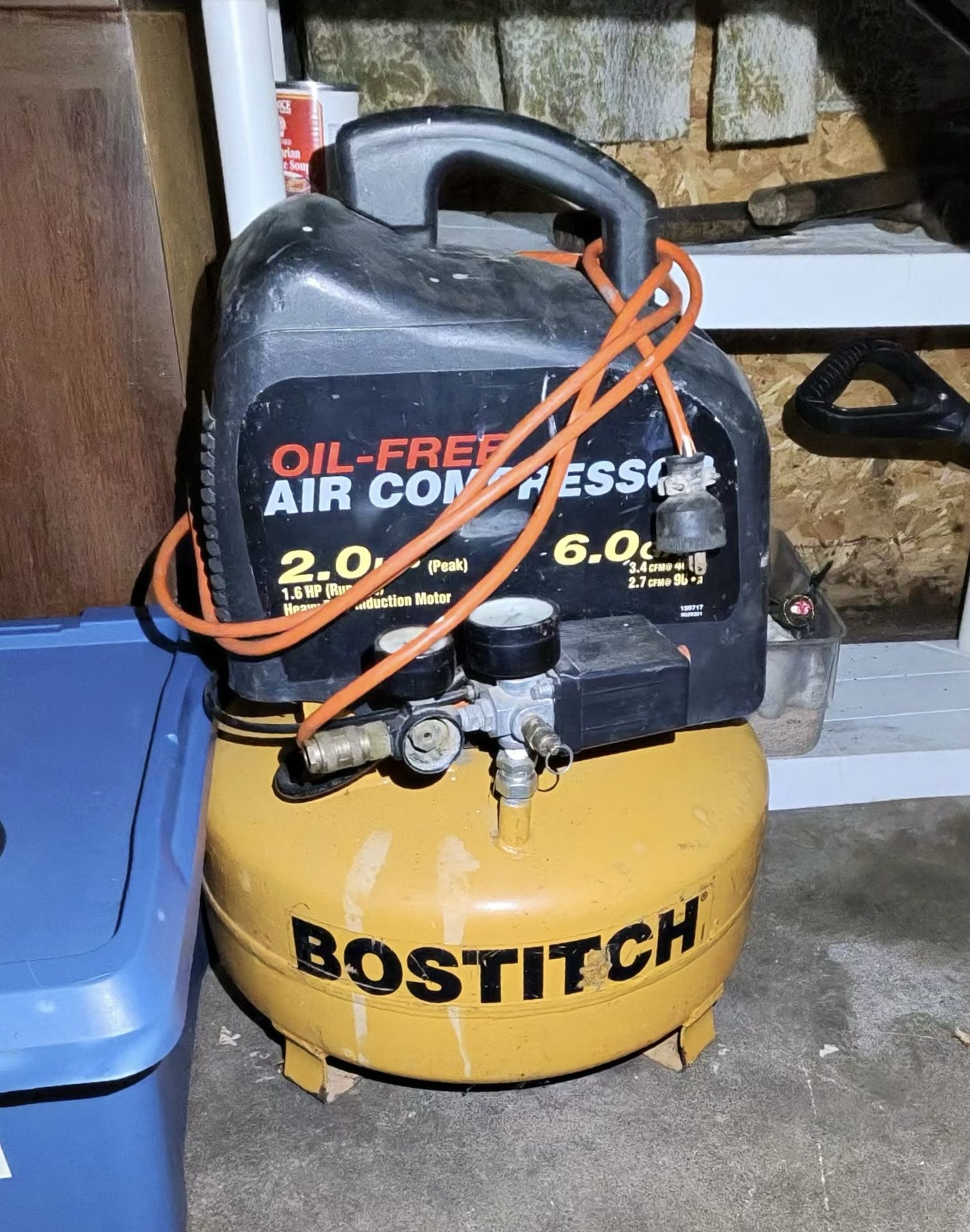 Air Compressor Bostich 6gal