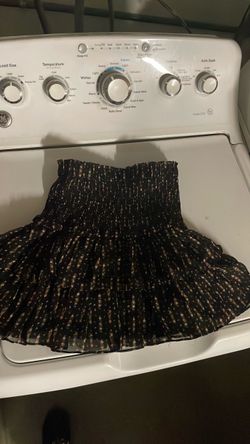 Black floral Skirt