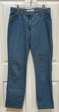 🇩🇪BRAX ‘Feel Good’ High End Designer Brand 5-Pocket Blue Jean (Sz. 10)