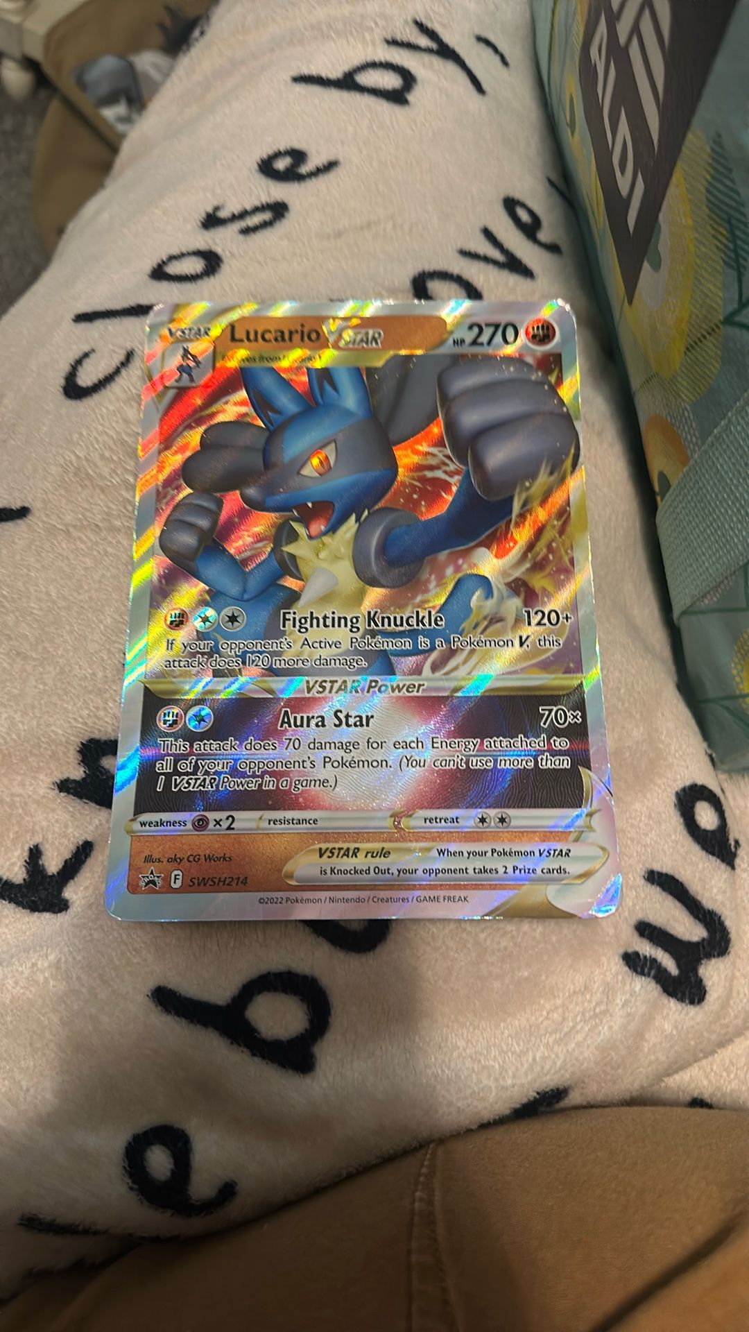 Lucario Vstar Jumbo Card