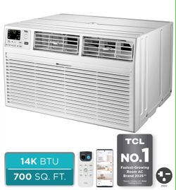 New TCL 14,000 BTU 230V Smart Through-the-Wall Air Conditioner, H14T9EX1-A
