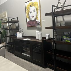 💫SALE 💫 XL Tv Stand | w/fireplace Option | Starmore Brown