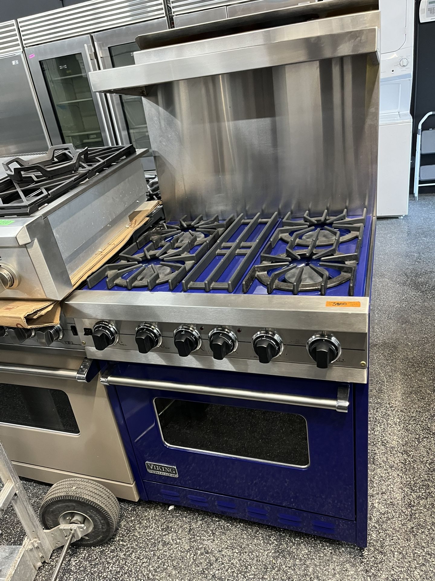 Viking Professional Cobalt Blue 30” Gas Range With Backsplash