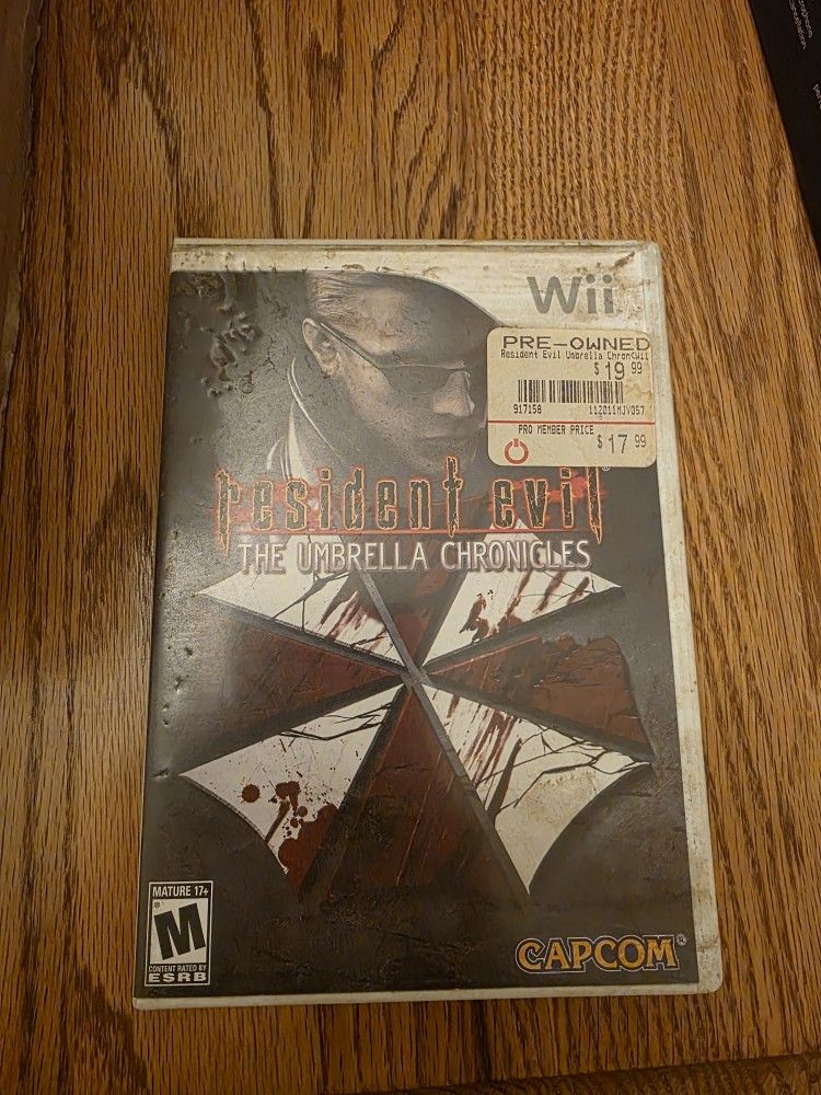 Wii Resident Evil The Umbrella Chronicles
