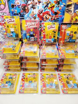 Vintage 2000's Playmates The Simpsons World Of Springfield Intelli-Tronic Figures