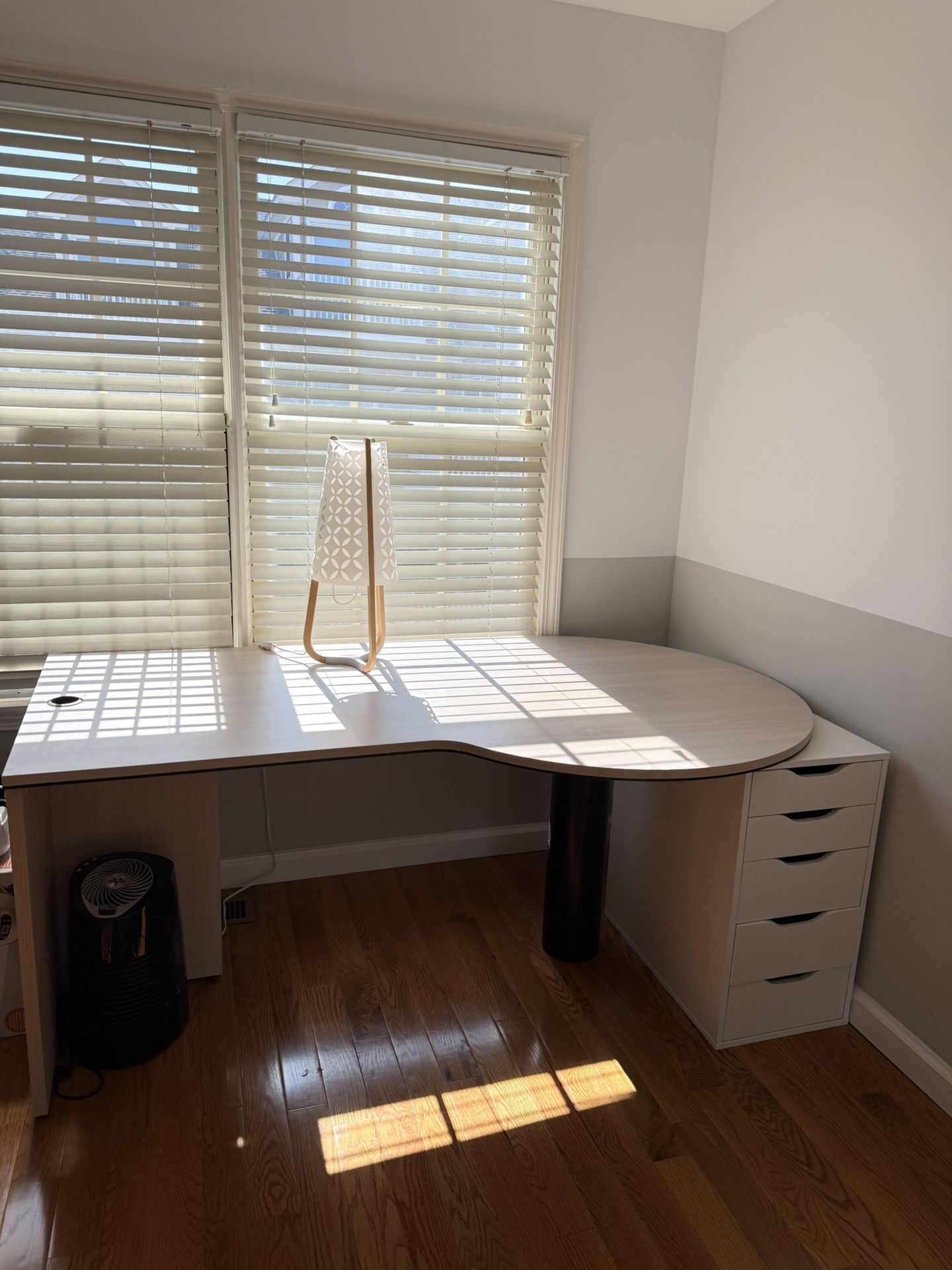 Large Desk And Drawer Combo 