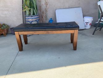 Leather Bench