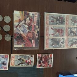 Collectible Coins And Cards From McDonald's 49ers
