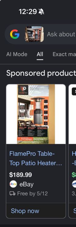 Camping heater for sale
