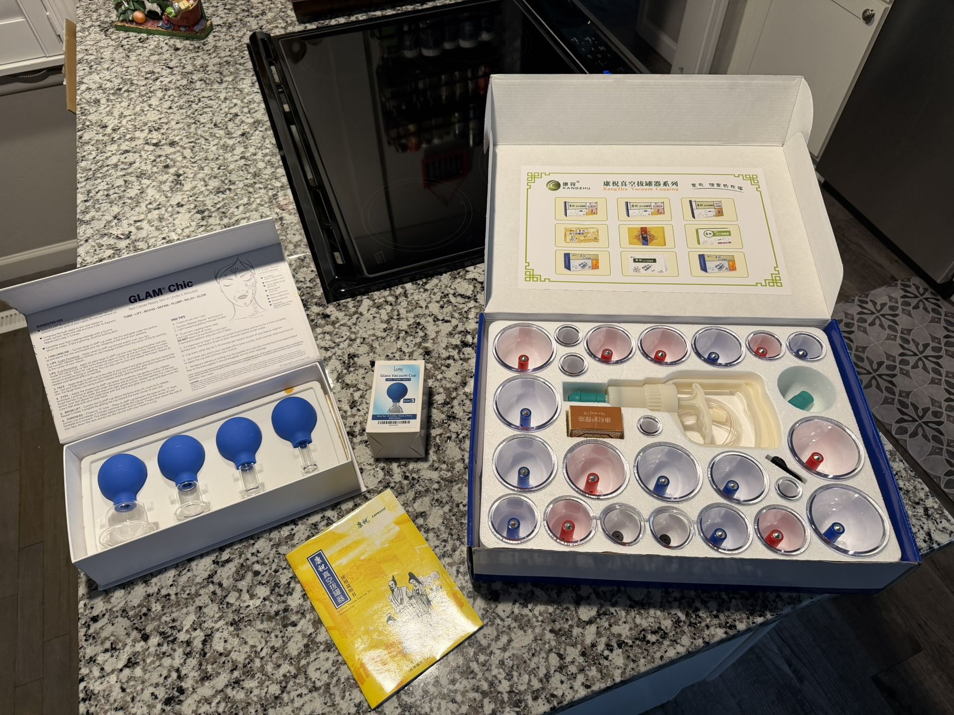 Kangzhu Chinese Cups Set (24) & Lure Facial Cups (5)