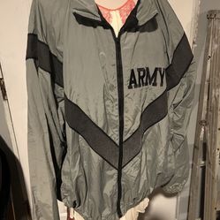 Vintage 1990'S US Army IPFU Training Jacket Made in USA Large /Regular  Men's...